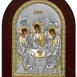 Сребърна цветна икона Благовещение,MA/E1117BX-C 15×21см  |  Икони