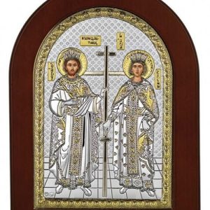Сребърна икона Св. Константин и Елена, MA/E1146BX, 15×21см  |  Икони