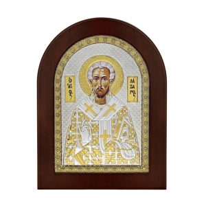 Сребърна икона Св. Лазар, ΜΑ/Ε1154DX, 10×14см  |  Икони
