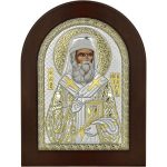 Сребърна цветна икона Света Параскева, MA/E1148DX-C, 10X14см  |  Икони