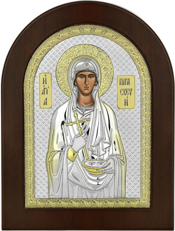 Сребърна икона Света Параскева ,MA/E1148BX 15×21см | HappyMarket.bg Сребърна икона Света Параскева ,MA/E1148BX 15×21см | Икони