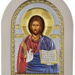 Сребърна цветна икона Благовещение,MA/E1113DX-C  10×14см  |  Икони