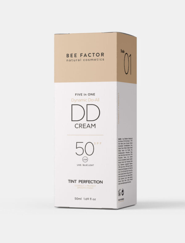 DD крем за лице SPF50 5-в-1, цвят 01 | HappyMarket.bg DD крем за лице SPF50 5-в-1, цвят 01 | Натурална козметика