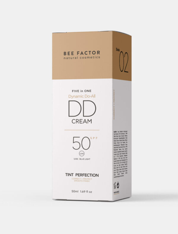 DD крем за лице SPF50 5-в-1, цвят 02 | HappyMarket.bg DD крем за лице SPF50 5-в-1, цвят 02 | Натурална козметика