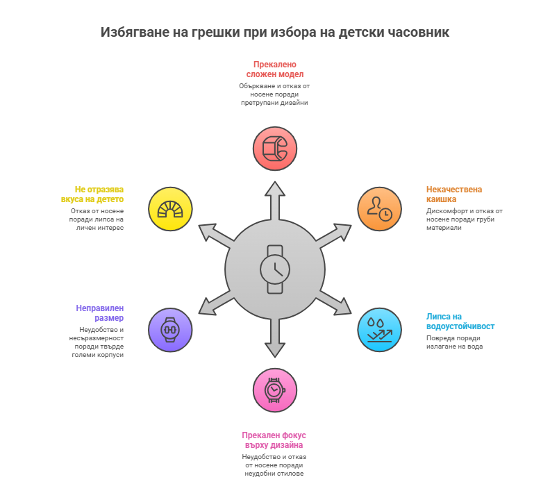 Как да изберем първия часовник за нашето дете (0-12 години) 10 грешки при избора на детски часовник