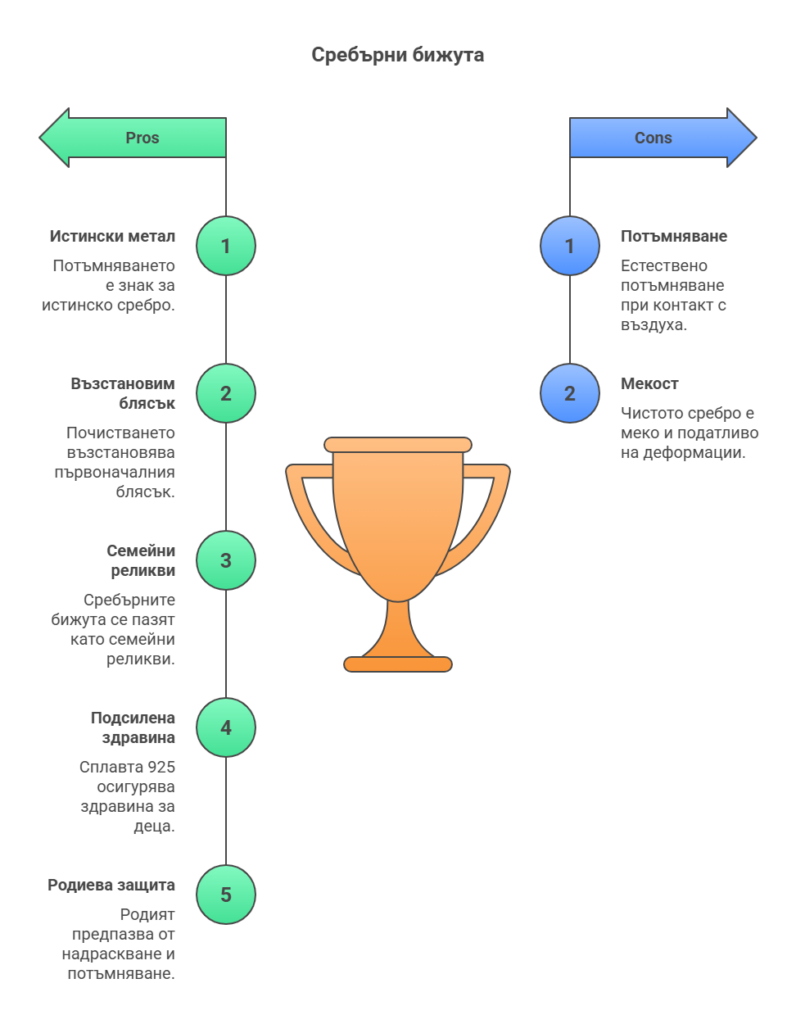 История на бижутата: Защо сребърните бижута са вечни 10 плюсове и минуси на сребърните бижута