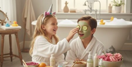 Как да създадеш домашно SPA за деца с безопасни продукти