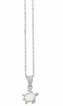 Сребърно колие Костенурка с опал | HappyMarket.bg Сребърно колие Костенурка с опал | Бижута