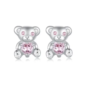 Детски сребърни обеци Мече | HappyMarket.bg Детски сребърни обеци Мече | Деца