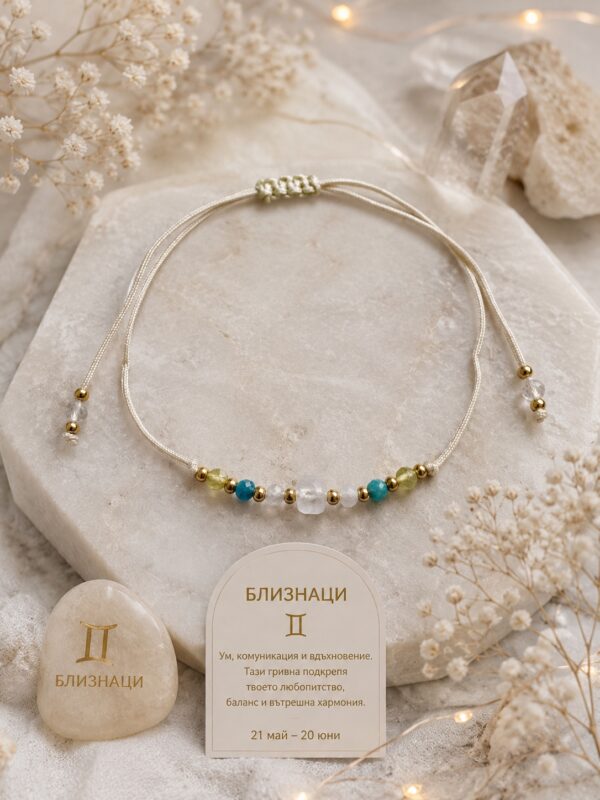 Зодиакална гривна Близнаци | HappyMarket.bg Зодиакална гривна Близнаци | Бижута