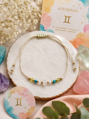 Зодиакална гривна Близнаци | HappyMarket.bg Зодиакална гривна Близнаци | Бижута
