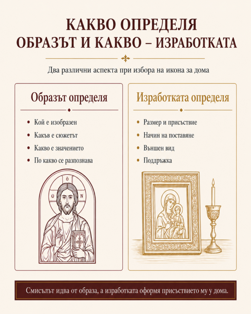 Символика на най-популярните православни икони у дома 5 Инфографика за избор и значение на различни православни икони.