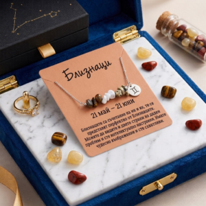 Зодиакално колие Близнаци | HappyMarket.bg Зодиакално колие Близнаци | Зодиакални бижута