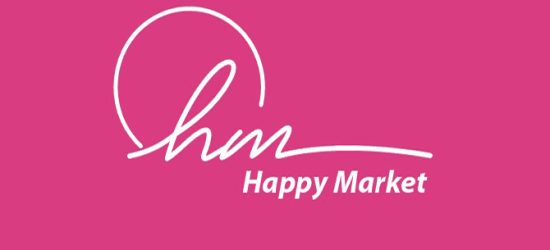happy market pink logo